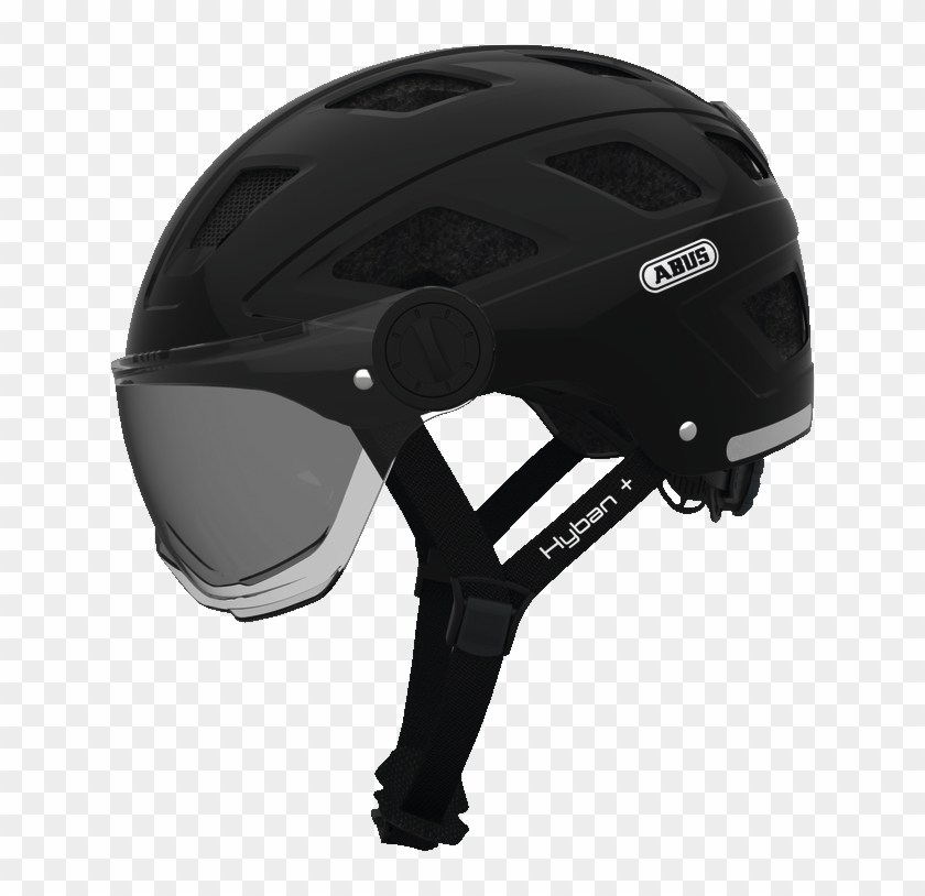 Hyban Smoke Visor Black L - Casque Velo Avec Visiere Clipart #2220992