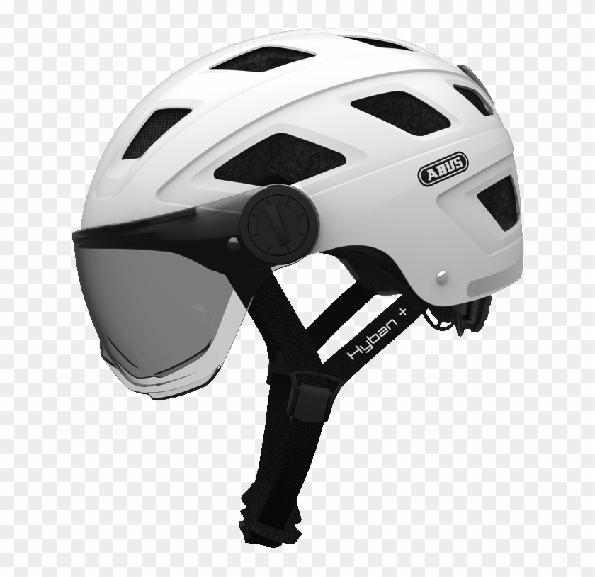 Hyban Smoke Visor Cream White M - Cycling Helmet With Visor Uk Clipart