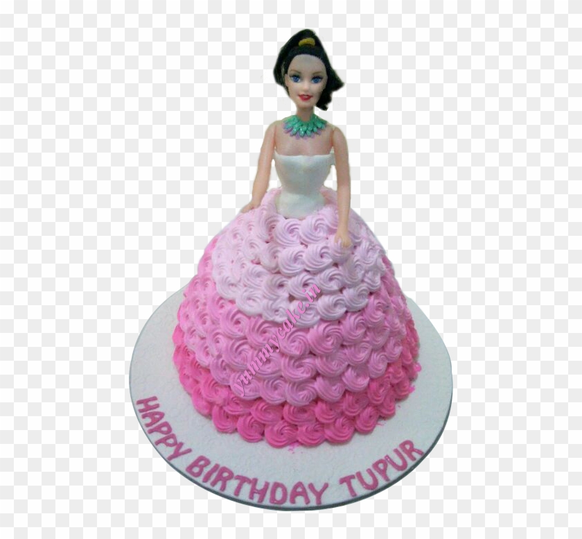 Order Online Barbie Doll Cake In Delhi, Faridabad And - Barbie Cake Png Clipart