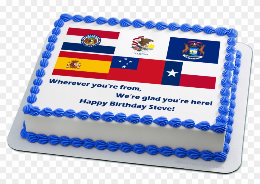 Steve Lovelace Birthday Cake - Cake Clipart