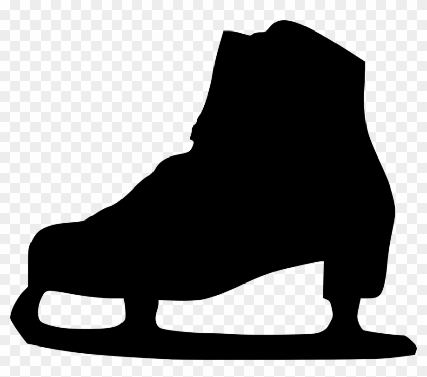 Ice Skating Shoes Png Transparent Hd Photo - Ice Skates Silhouette Png Clipart #2221605