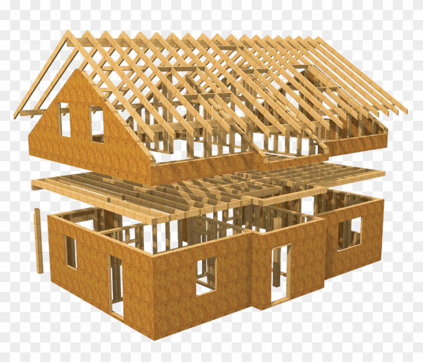Wooden House - Case Di Legno In Kit Clipart #2221955