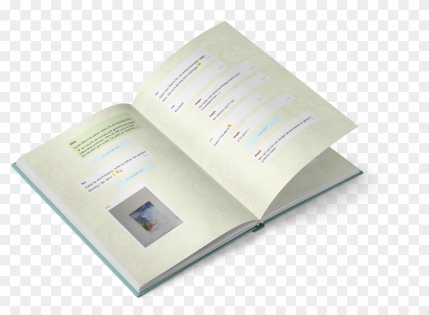 We Print Your Personal Whatsapp Book - Book Clipart