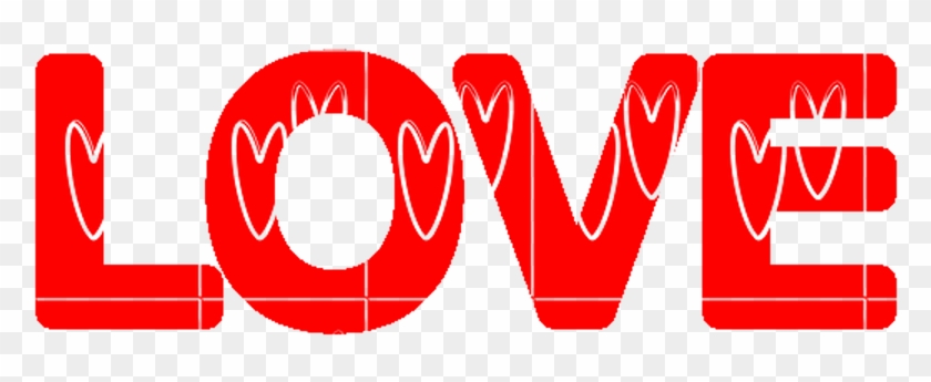 Images Of The Word Love Love Word Art Valentine Free - Transparent Love Word Art Clipart