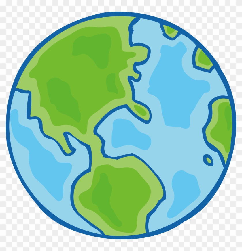 Earth Drawing Cartoon Free Hd Image Clipart - Earth Cartoon Png Transparent Png #2222315