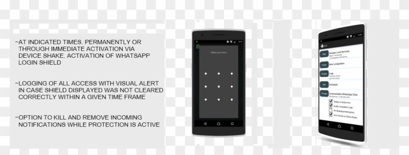 Whatsapp Intruder Lock For Android - Smartphone Clipart