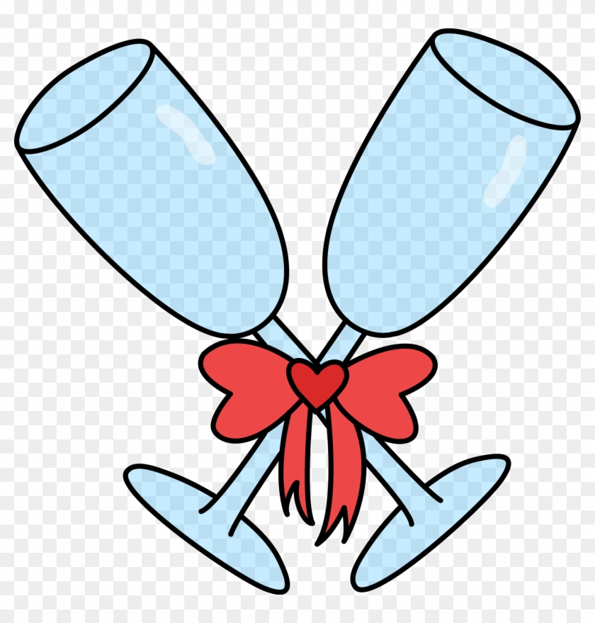 Wedding Clipart High Resolution Free Collection - Wedding Cartoon Toast - Png Download #2222449