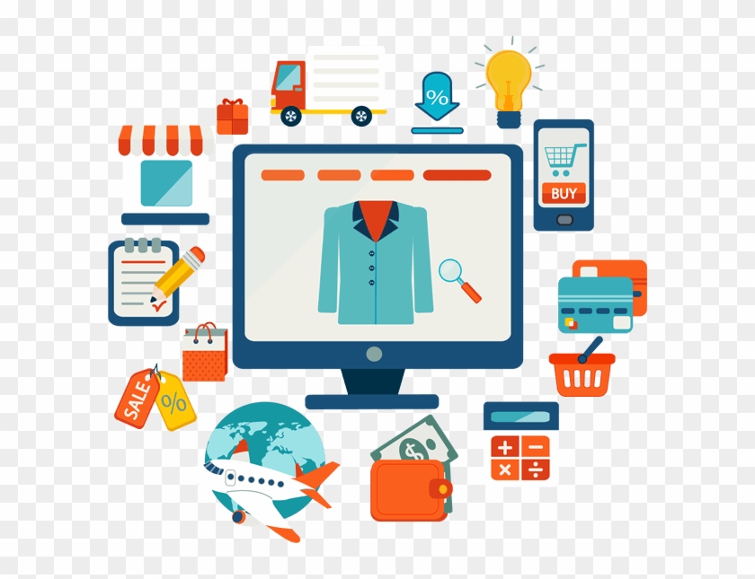 Ecommerce - E Commerce Como Funciona Clipart #2222766