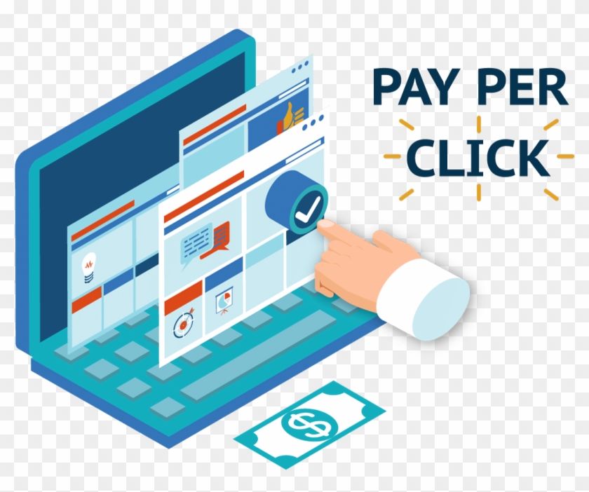 Ppc - Pay Per Click In Digital Marketing Clipart