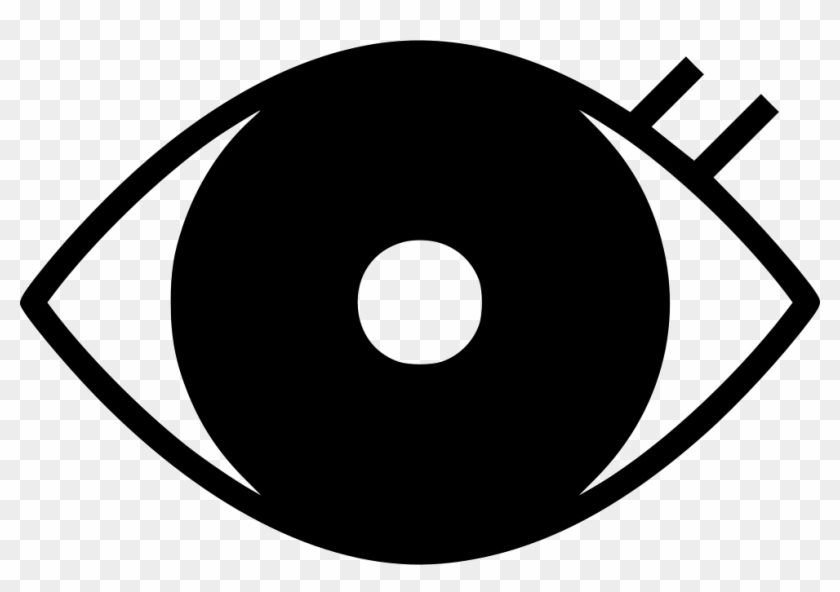 Eye Vision Sight Human Contact Lens Svg Png Icon Free - Vision Clipart Black And White Png Transparent Png
