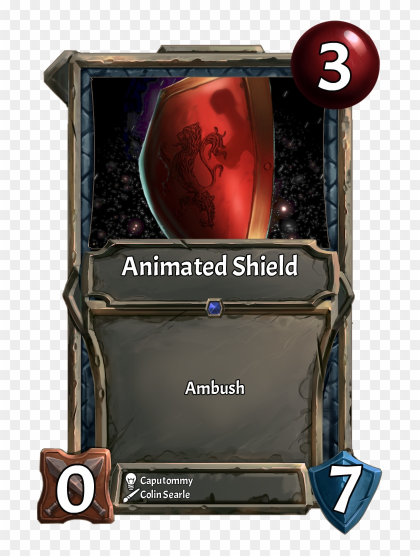 [card] Animated Shield - Collective Community Card Game Clipart #2223397