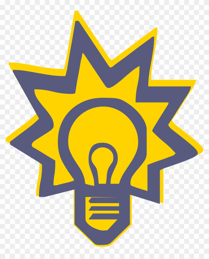 Light Bulb Idea Png - Bong Den Phat Sang Clipart