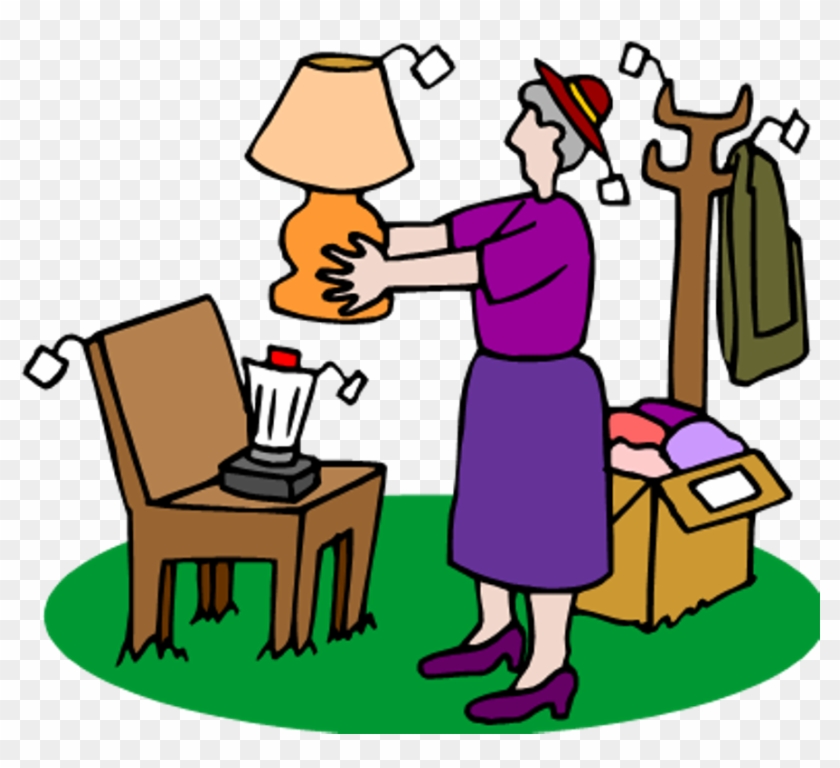 Spring Yard Sale, Plant Sale Amp Book Swap Town Center - Garage Sale Clipart #2224553