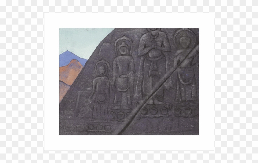 Rock Relief Of Buddha - Relief Clipart #2224933