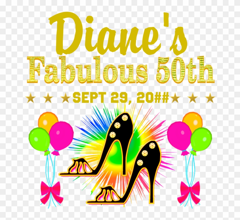50th Birthday Banner - Graphic Design Clipart