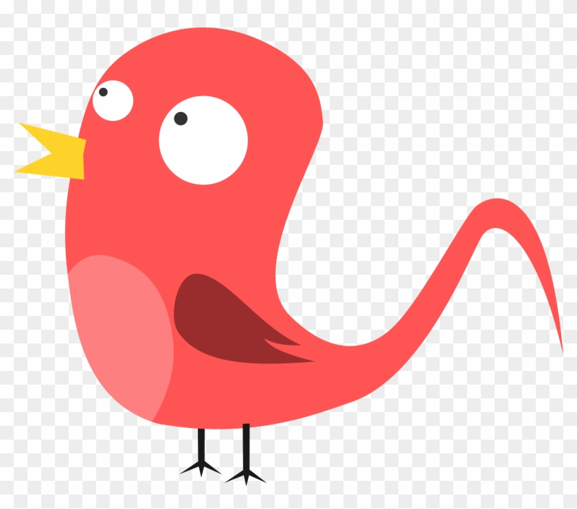 Bird Vector Png - Pink Bird Vector Clipart #2226497
