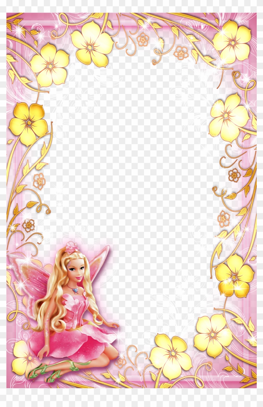 Barbie Dibujos Frames Png, Paper Frames, Princesa Aurora, - Barbie Frames And Borders Clipart #2226597