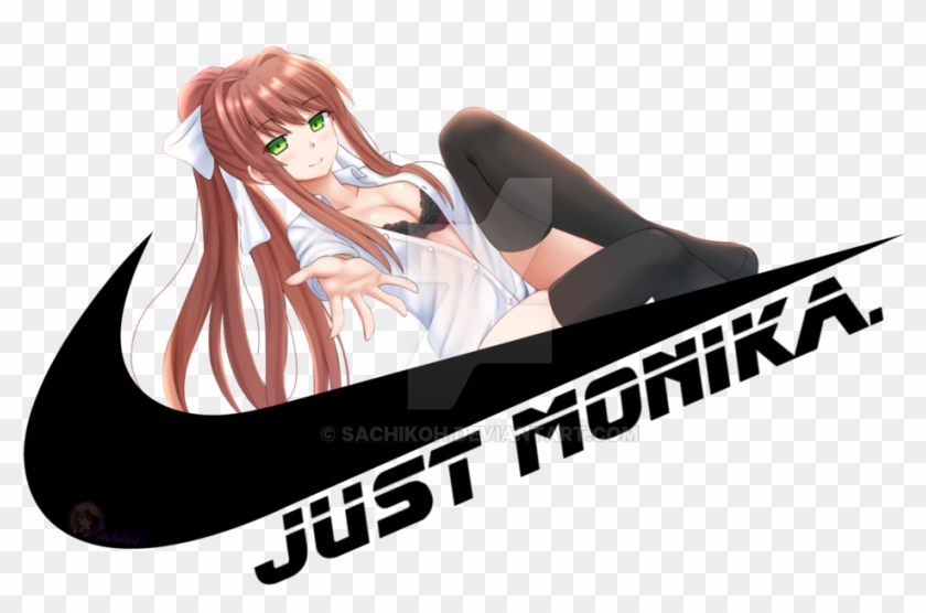 Just Monika Logo , Png Download - Anime Clipart #2227788