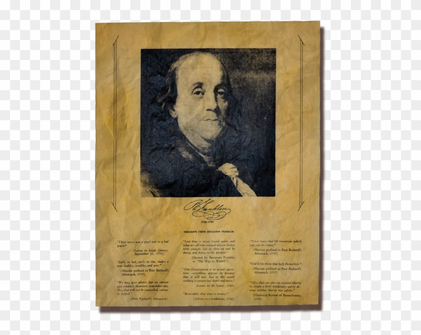 Benjamin Franklin Png - Visual Arts Clipart