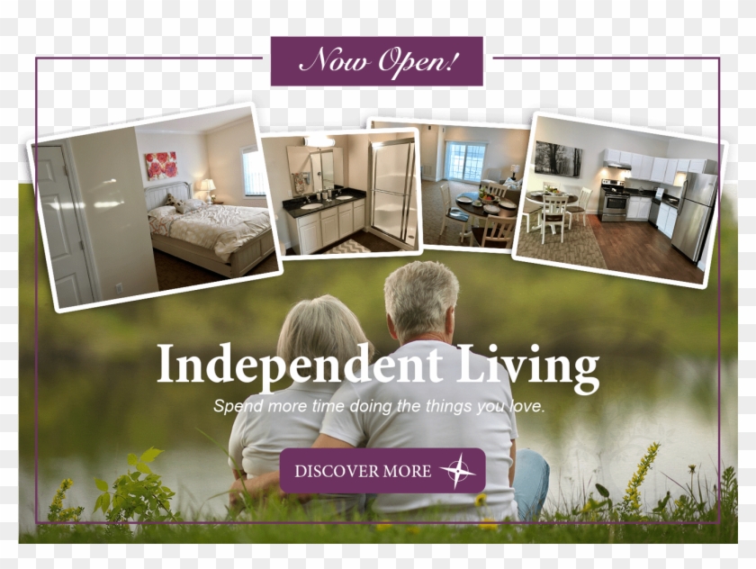 Independent Living Now Open - Senior Community Stock Clipart #2228354