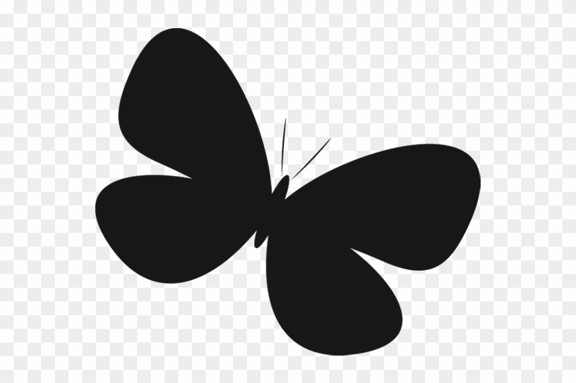 Silueta Mariposa Png - Silueta Mariposa Infantil Clipart