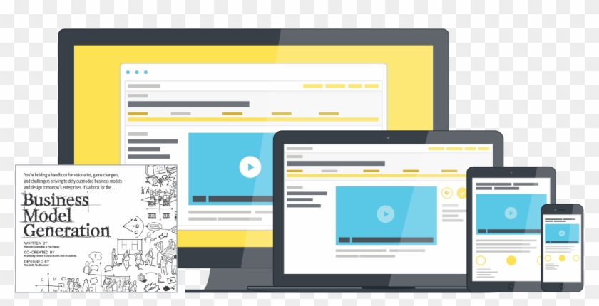 Mastering Business Models - Business Model Canvas Clipart
