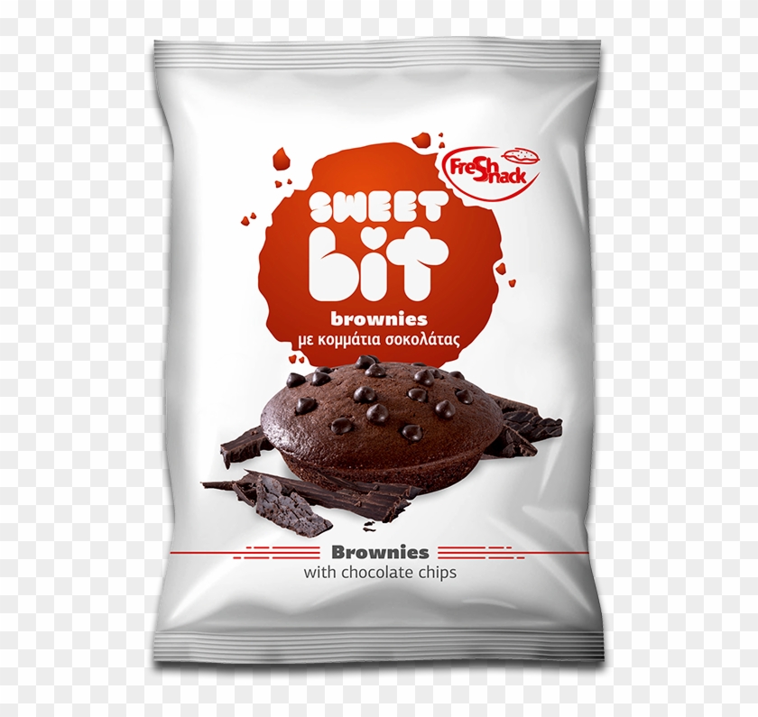 Sweet Bit Brownies With Chocolate Chips - Sweet Bit Clipart