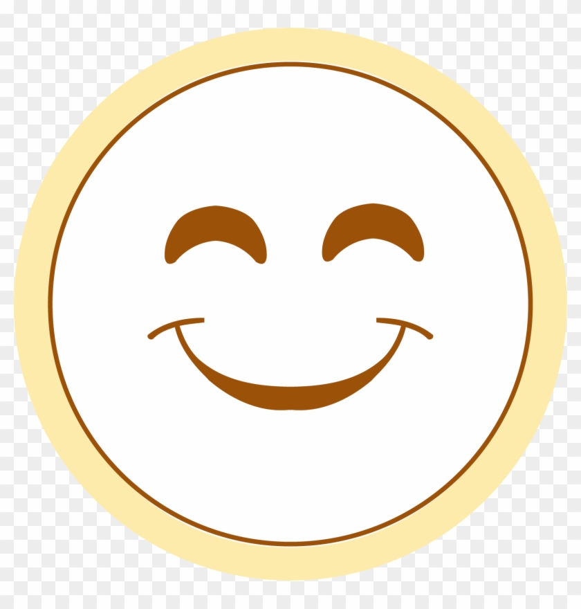 Very Happy Smiley Face Clipartly - Circle - Png Download