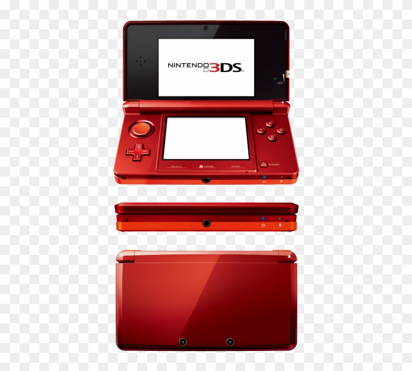 Nintendo 3ds Red - Nintendo 3ds Console Red Clipart #2229115