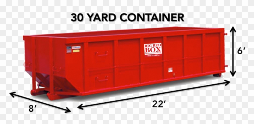 The 30 Yard Dumpster Holds About Nine Full Size Pick - 15 Yard Roll Off Dumpster Clipart #2229197