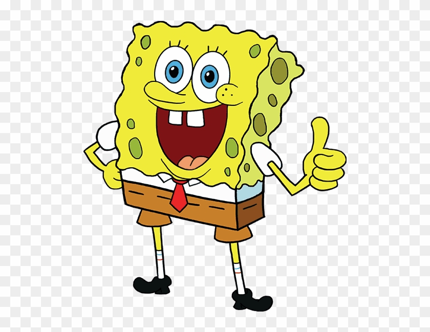 How To Draw Spongebob Easy Step By - Spongebob Png Clipart