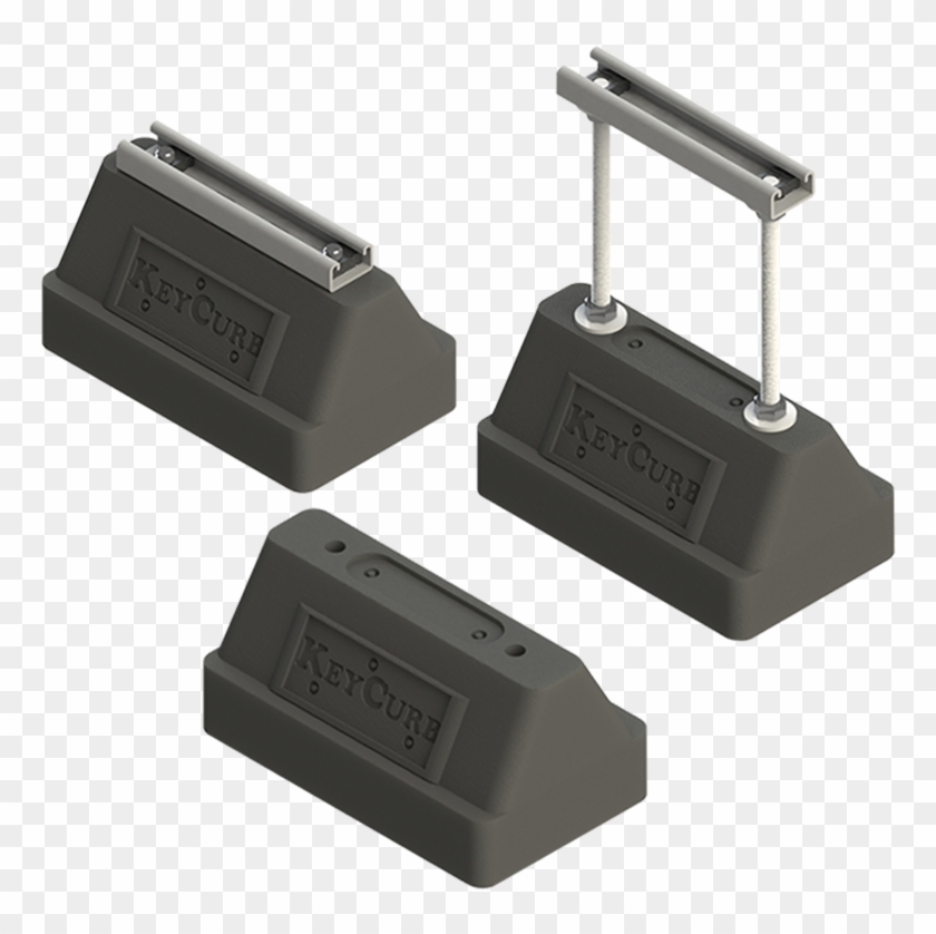 Keycurb Rooftop Base, Strut, And Extension - Rubber Stamp Clipart #2229544