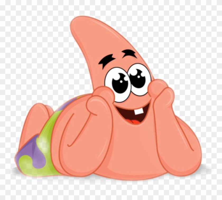 Patrickstar Spongebob Starfish Star Freetoedit Png - Patrick Cute Clipart