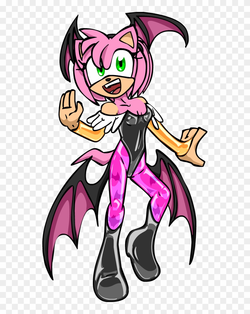 Zero Suit Sonic By Shennanigma - Zero Suit Amy Rose Clipart #2229864