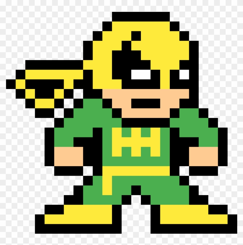 Iron Fist - Pixel Art Die Hard Clipart