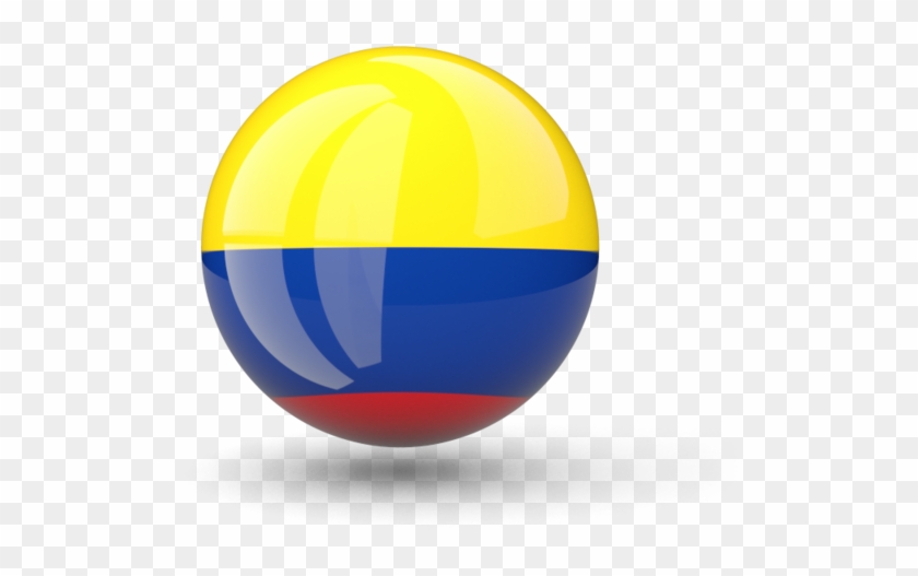 Colombia Flag Sphere Clipart #2229976