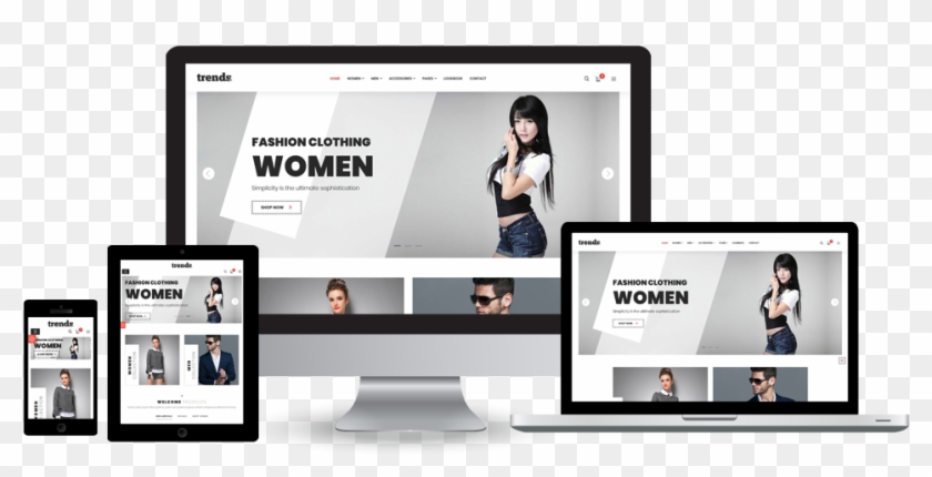 Shopify Developer Portfolio Responsive - Website Clipart