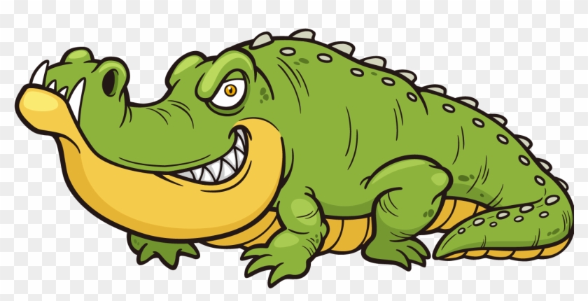 Png Stock Alligator Cartoon Illustration Transprent - Crocodiles Cartoons Png Clipart