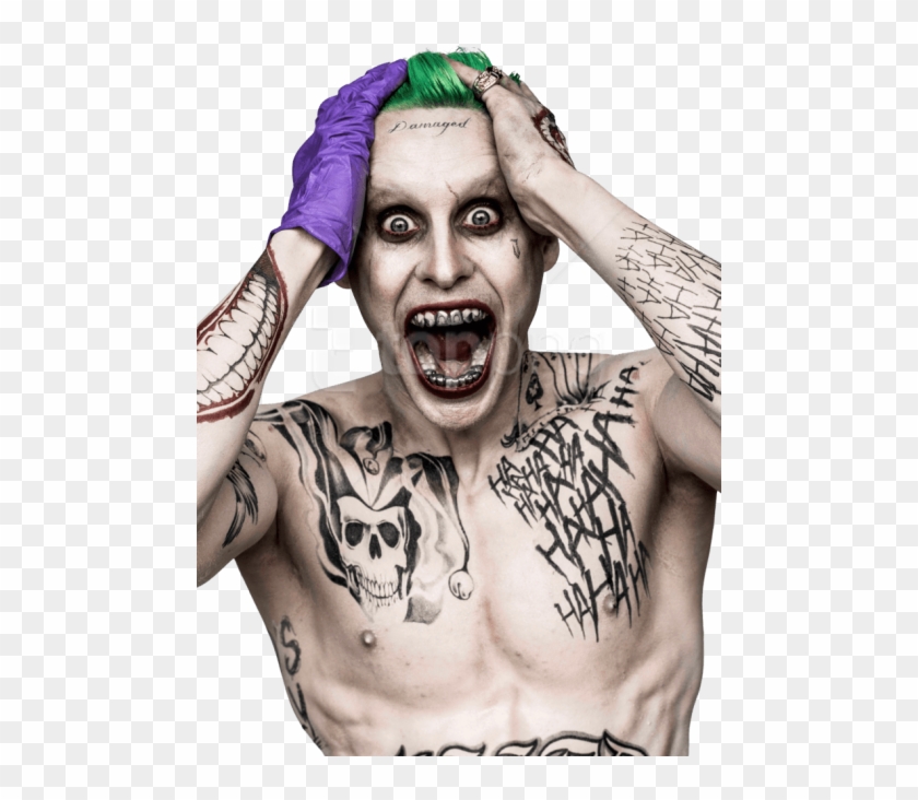Free Png Joker Suicide Squad Png Images Transparent - Jared Leto Joker Art Clipart