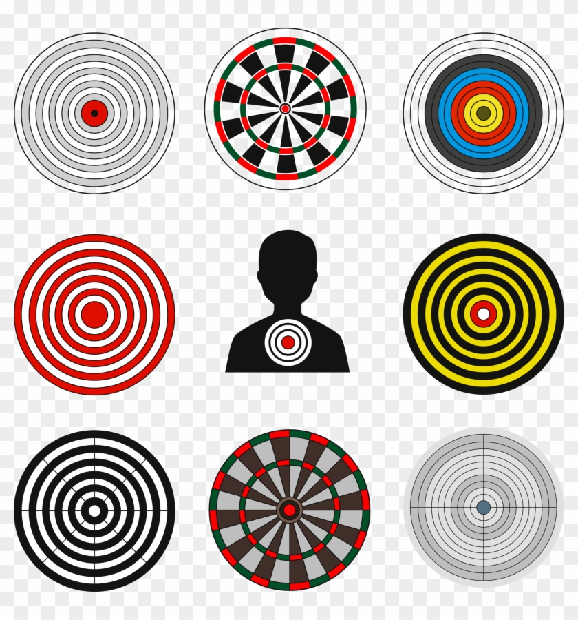 Archery Arrow Shooting Sport Cdr - Dart Board Clipart