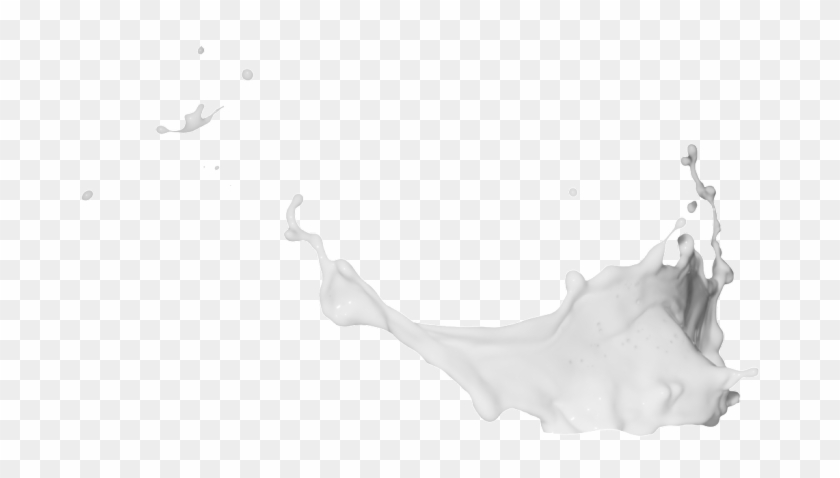 Splashed Milk Png Element, Download Original Version - Bat Clipart