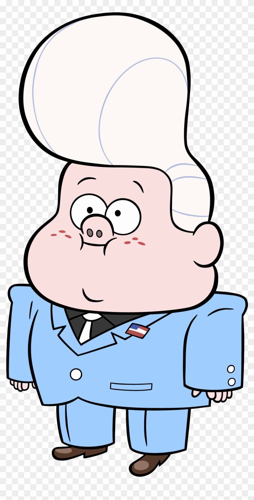 He Has A Large White Pompadour, And A Friend Suggested - Gideon De Gravity Falls Clipart #2231286