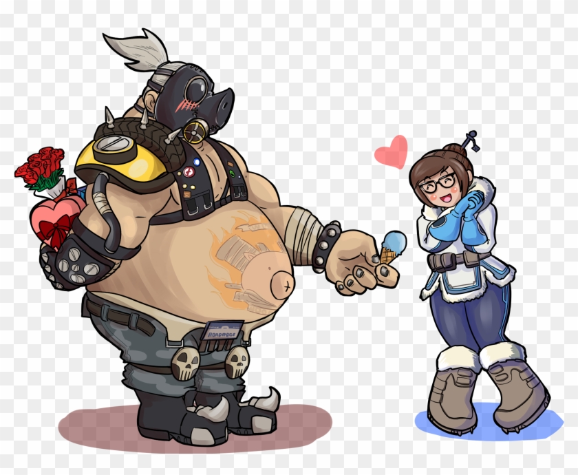 Overwatch The Lost Vikings Cartoon Fictional Character - Overwatch Characters In Love Clipart #2232471