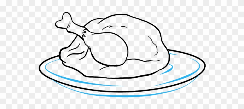 680 X 678 5 - Turkey Dinner Drawing Clipart #2232884