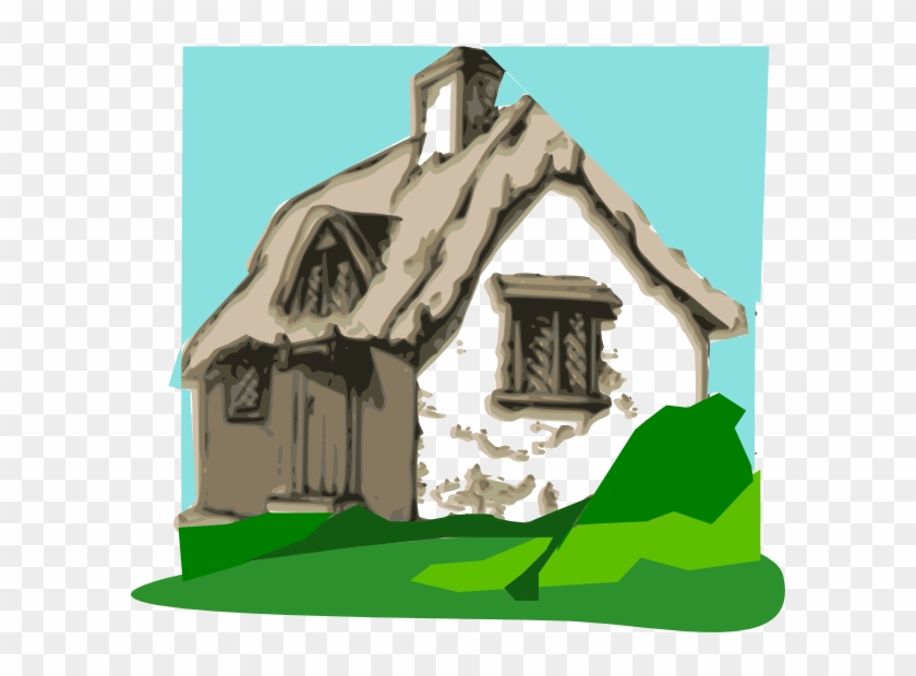 Vector Black And White Stock Clip Art At Clker Com - Nipa Hut Silhouette Png Transparent Png