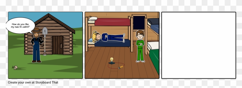 Cabin - Cartoon Clipart