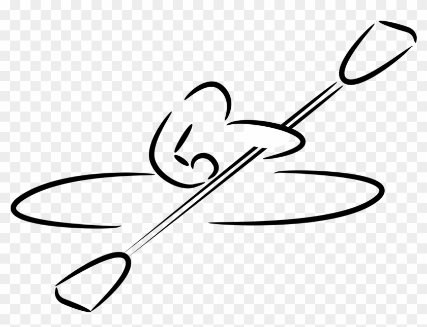Big Image Png - Kayak Drawing Clipart