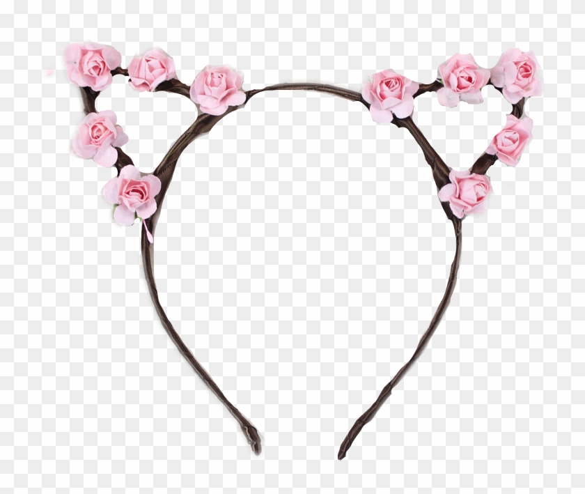 Headband Clipart Rose Crown - Cat Headband Transparent Background - Png Download #2233250