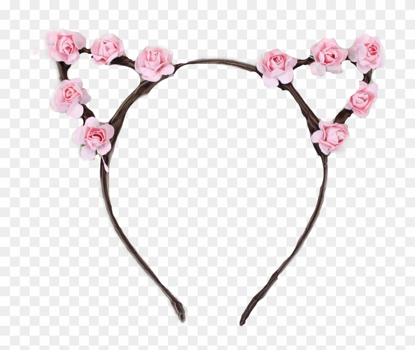 Headband Clipart Rose Crown - Cat Headband Transparent Background - Png Download