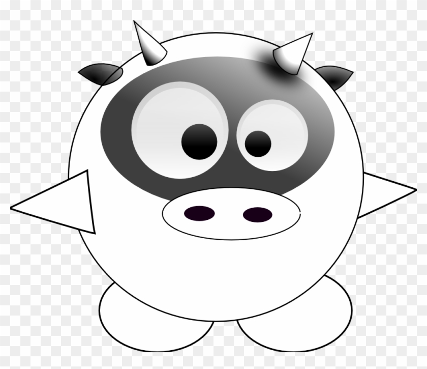 Baby Tux Cow Baby Tux Vache No Logo Black White Line Clipart #2233520